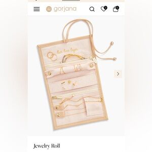 New Gorjana Jewelry Roll